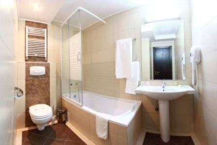 Koupelna v ubytování Hotel Sydney