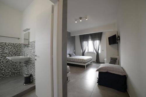 Postel nebo postele na pokoji v ubytování SaMi B&B