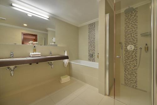 Vannituba majutusasutuses Apollo Hotel Bratislava
