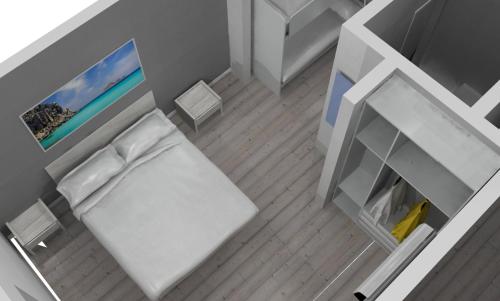 TV a/nebo společenská místnost v ubytování B&B Marconi