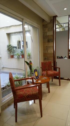 Posezení v ubytování Estepa Hotel