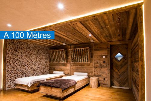 Postel nebo postele na pokoji v ubytování Résidence des Châteaux