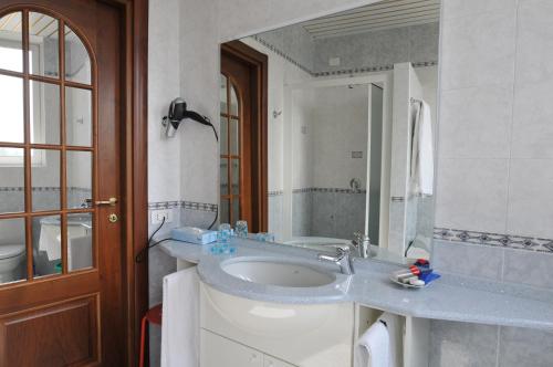 Koupelna v ubytování Hotel Fossati