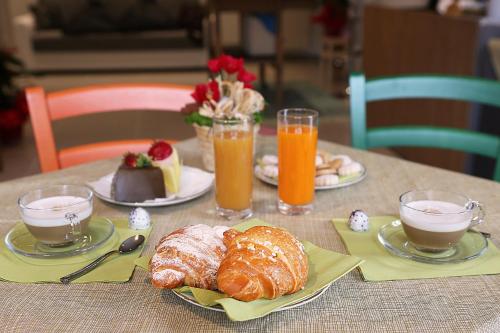 Možnosti snídaně pro hosty v ubytování I Fiori di Margherita Luxury B&B