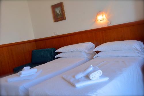 Кровать или кровати в номере Hotel Diplomat Marine