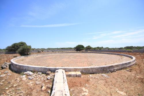 a large amphitheater in a field with a sky at Agroturismo Matxani Gran in Sant Climent