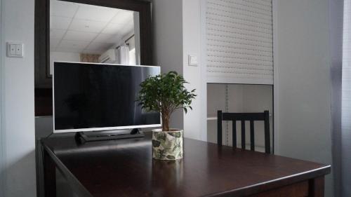 Μια τηλεόραση ή/και κέντρο ψυχαγωγίας στο PREMIUM Hostel