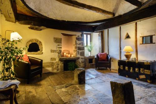 Posezení v ubytování Hotel Akerreta