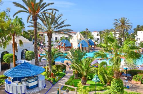 an aerial view of a resort with a pool at Caribbean Village Agador - All inclusive in Agadir
