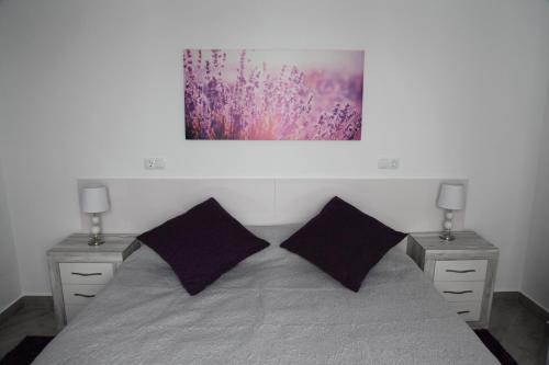 Postel nebo postele na pokoji v ubytování Apartamento Solmar Playa de Gandía