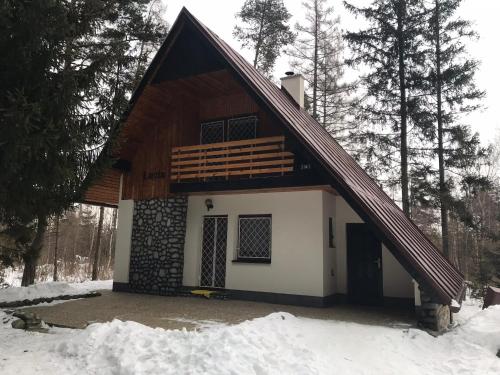 Chata Lucia v zimě