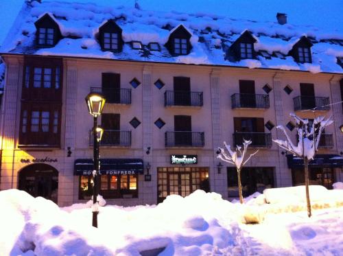 Hotel Fonfreda v zimě