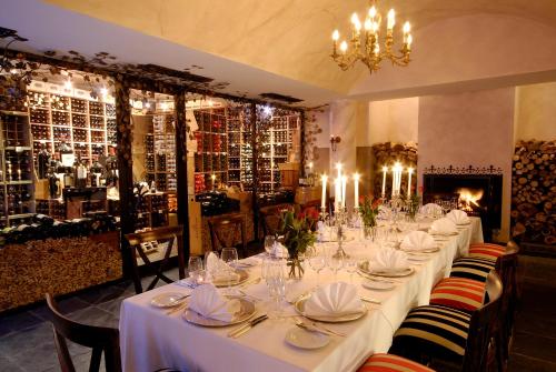 Restaurace v ubytování Heinitzburg Boutique Hotel