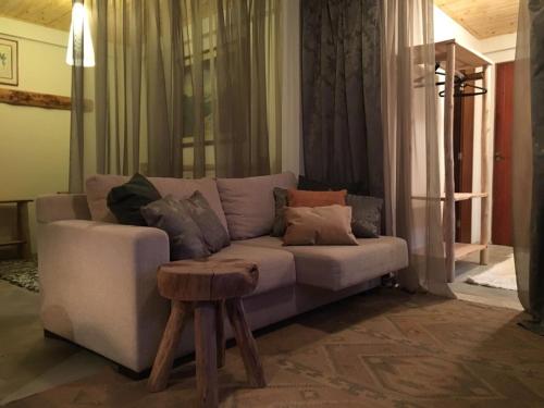 Ruang duduk di Pousada Casa de Mauá