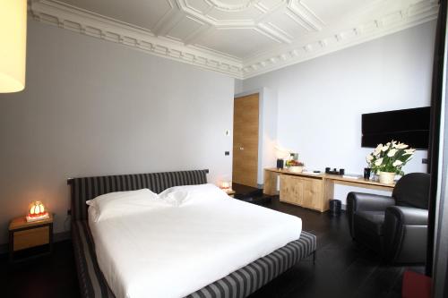 Cama o camas de una habitación en Suite Art Navona