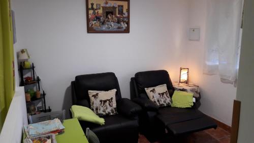 Ruang duduk di Apartamentos Labana