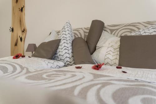 Ένα ή περισσότερα κρεβάτια σε δωμάτιο στο Apartment Villa Rigoletto