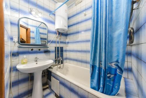 Ένα μπάνιο στο Квартира по улице Большая Васильковская, 101