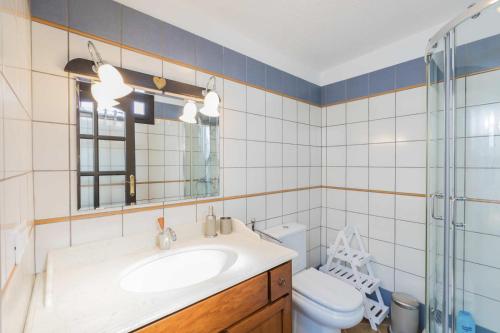 Koupelna v ubytování Vivienda Vacacional Casetta Volante