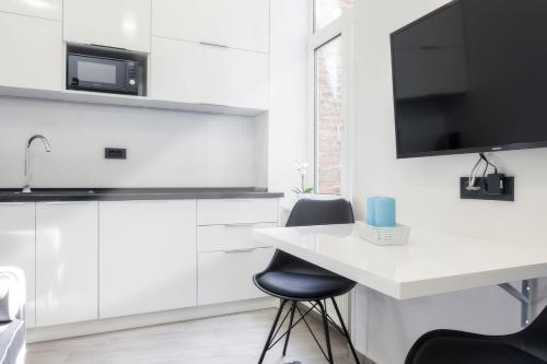 Cuisine ou kitchenette dans l'établissement Core Apartments Zagreb