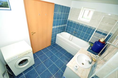 Et badeværelse på Casa Mirea