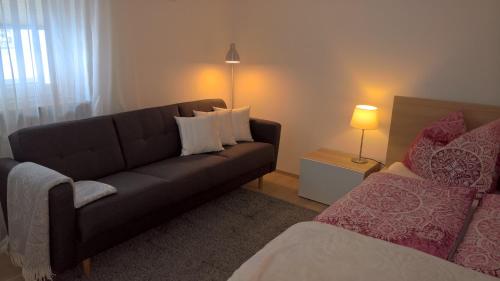 Postel nebo postele na pokoji v ubytování Appartement Erlbacher