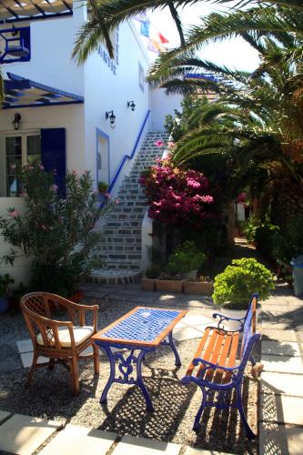 Jardín al aire libre en Syros Atlantis