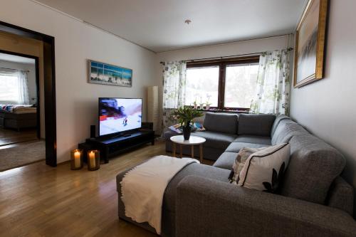 Posezení v ubytování Klintvägen Apartments