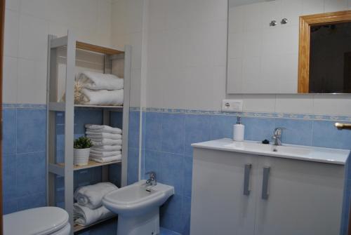 Koupelna v ubytování Casa La Plaza