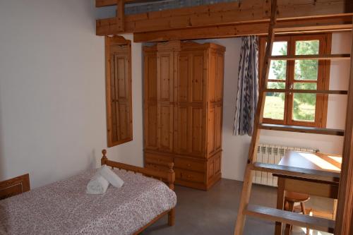Un pat sau paturi într-o cameră la Punta de Vistalegre