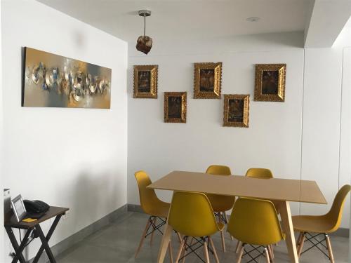 Χώρος καθιστικού στο Cuzco Apartment