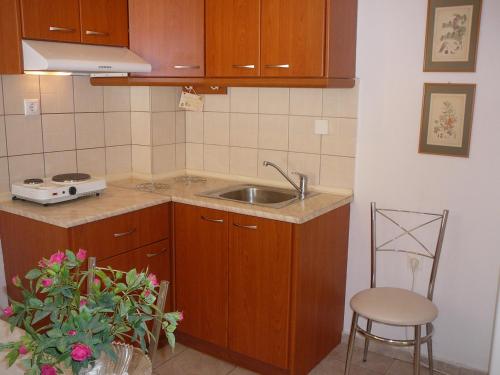 Kuchyňa alebo kuchynka v ubytovaní Apartments Juli