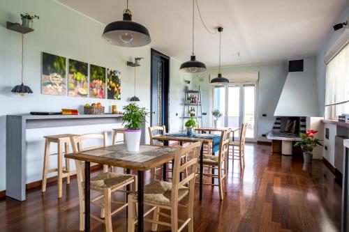 A cozinha ou cozinha compacta de A casa di Alberto