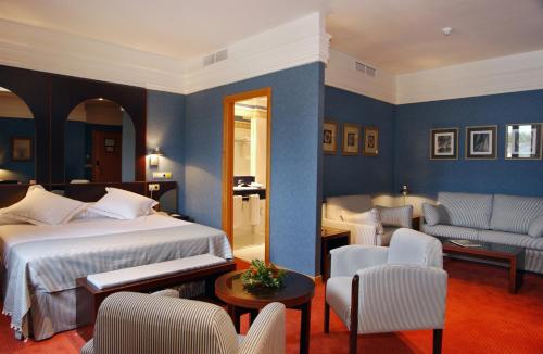 Coin salon dans l'établissement Hotel Soho Boutique Jerez