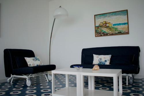 Χώρος καθιστικού στο La casa sul mare