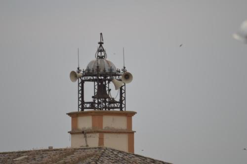 a lighthouse on top of a roof at Posada La Reja in Malpica
