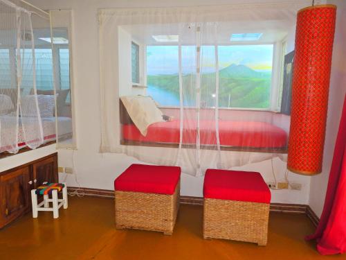 Ένα ή περισσότερα κρεβάτια σε δωμάτιο στο Casa Bella