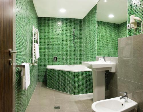 Kúpeľňa v ubytovaní Bodrogi Kúria Wellness Hotel
