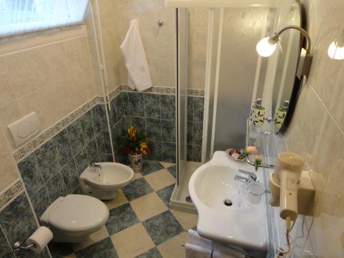 Koupelna v ubytování Hotel Levico