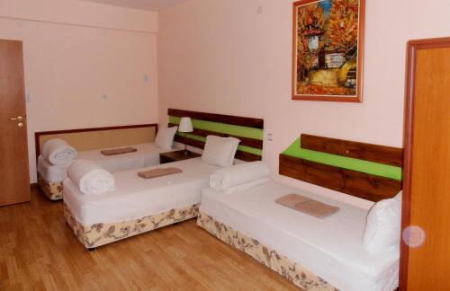 Кровать или кровати в номере Guest House Misha