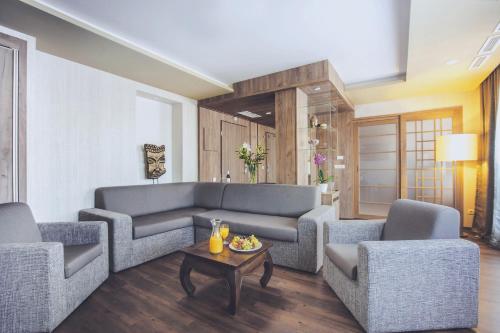 Posezení v ubytování Caramell Premium Resort Superior