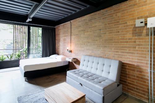 Cama o camas de una habitación en Soy Local Provenza