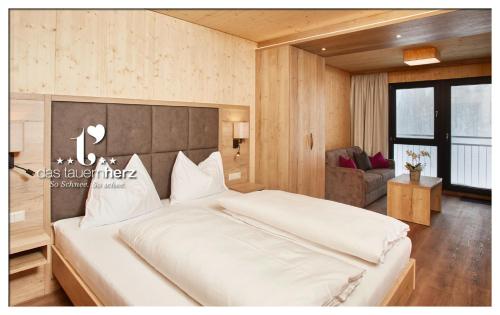Cama o camas de una habitación en Das Tauernherz