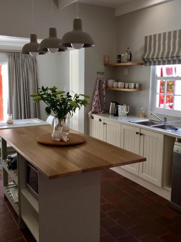 Kuchyň nebo kuchyňský kout v ubytování Acorn Cottage Hermanus