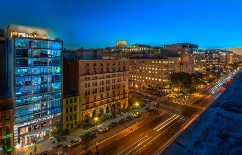 Vue générale sur Washington ou vue de la ville depuis l'hôtel