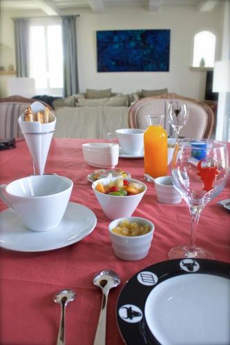 Mad på bed and breakfast-stedet eller i nærheden