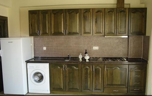 Η κουζίνα ή μικρή κουζίνα στο İztuzu apart&villas