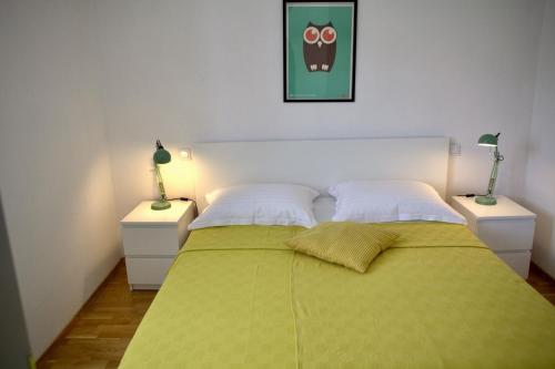 Posteľ alebo postele v izbe v ubytovaní Olive place