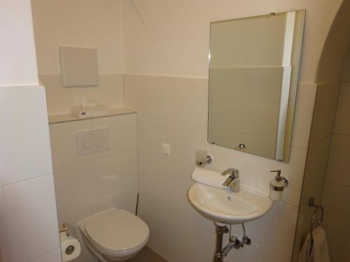
A bathroom at Hotel Widhof
