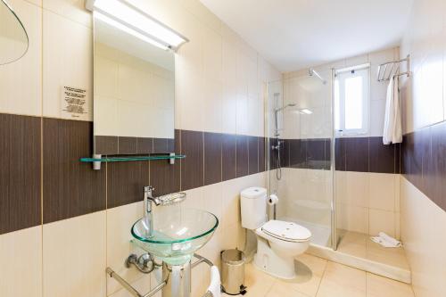 Phòng tắm tại Apartamentos Baltum